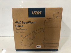 VAX SPOTWASH HOME PET DESIGN SPOT WASHER CDSW-MPXA RRP- £199