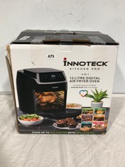 INNOTECK KITCHEN PRO 6-IN-1 12 LITRE DIGITAL AIR FRYER OVEN