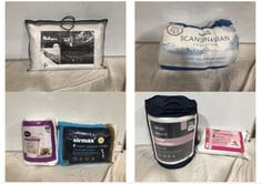 APPROX 6 X ASSORTED BEDDING TO INCLUDE SILENTNIGHT DEEP SLEEP SINGLE DUVET 7.5TOG