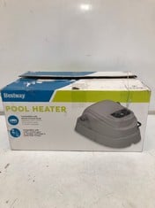 BESTWAY POOL HEATER COMPATIBLE WITH 3,785L OR SMALLER CARTRIDGE & SAND FILTER PUMPS RRP- £189.99