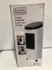 BLACK & DECKER 7 LITRE PORTABLE 2-IN-1 AIR COOLER RRP- £99.99