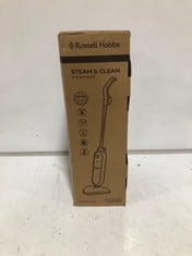 RUSSELL HOBBS STEAM & CLEAN STEAM MOP MODEL NO-RHSM1001-G-AZ TO INCLUDE SHARKNINJA STEAM POCKET MOP MODEL NO-S6003UK