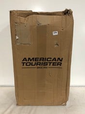 AMERICAN TOURISTER TRAVEL CASE NAVY FABRIC LARGE SPINNER