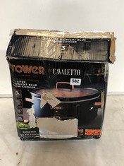 TOWER CAVALETTO ROSE GOLD EDITION 6.5 LITRE MIDNIGHT BLUE SLOW COOKER