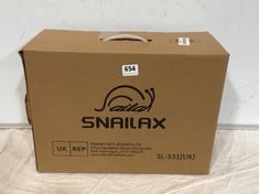 SNAILAX SL-593-NW(UK) FOOT MASSAGER TO INCLUDE SNAILAX SL-331(UK) BACK MASSAGER WITH HEAT MASSAGE CHAIR PAD