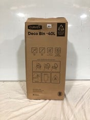 2 X CURVER DECO BINS 40 LITRE