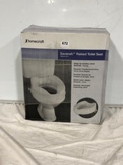 NRS HEALTHCARE A-SERIES 4 WHEEL ROLLATOR TO INCLUDE HOMECROFT SAVANAH RAISED TOILET SEAT