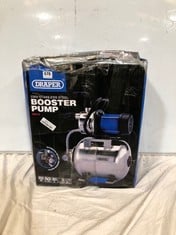 DRAPER 320V STAINLESS STEEL BOOSTER PUMP RRP- £175