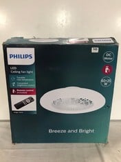 PHILIPS LED CEILING FAN LIGHT AMIGO/WHITE RRP- £150