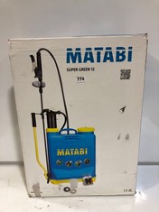 MATBI SUPER GREEN 12 KNAPSACK SPRAYER