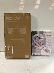 RED KITE LINEN COLLECTION COZY BOUNCE TO INCLUDE RED KITE SNOOZE CRIB