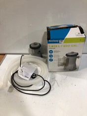 BESTWAY 3,028L / 800 GAL FILTER PUMP TO INCLUDE BESTWAY 220-240V 16W FILTER PUMP