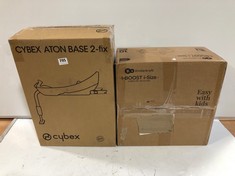 CYBEX ATON BASE 2-FIX CAR SEAT BASE TO INCLUDE KINDERKRAFT I-BOOST I-SIZE CAR SEAT 135-150CM