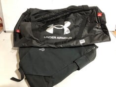 DUETER UTILION 30 BACKPACK IN BLACK TO INCLUDE UNDER AMOUR DUFFLE BAG-RPP £165