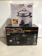 RUSSELL HOBBS GOOD TO GO MULTI COOKER TO INCLUDE QUEST RICE COOKER & STEAMER 2.2 LITRE- RRP £122