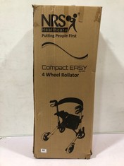 NRS HEALTHCARE COMPACT EASY 4 WHEEL ROLLATOR RRP- £184