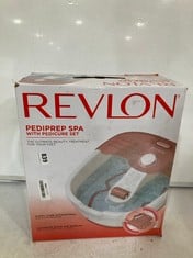 REVLON PEDIPREP SPA WITH PEDICURE SET