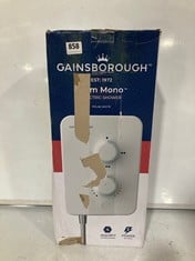 GAINSBOROUGH SLIM MONO ELECTRIC SHOWER POLAR WHITE 8.5KW GSM85 RRP- £112