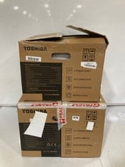 2 X TOSHIBA MICROWAVE OVENS MODEL NOS-MM-MM20P(WH) ML-EM23P(SS)