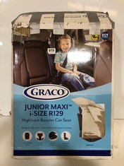 GRACO JUNIOR MAXI I-SIZE R129 HIGHBACK BOOSTER CAR SEAT