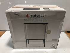 BRABANTIA BO TOUCH BIN WITH 1 INNER BUCKET 36 LITRE RRP- £187