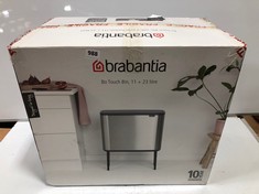 BRANTIA BO TOUCH BIN WITH 2 INNER BUCKETS 11 + 23 LITRE RRP- £167.95