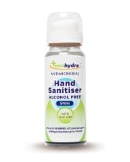 140 X HAND SANITISER SPRAY BY ECOHYDRA • 50ML • ALCOHOL FREE • NHS APPROVED • KILLS UP TO 99.9999% OF BACTERIA AND VIRUSES • KIND ON SKIN, SAFE FOR CHILDREN, UNSCENTED.