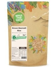 15X ASSORTED WHOLEFOOD EARTH TO INCLUDE WHOLEFOOD EARTH BROWN BASMATI RICE 3 KG | GMO FREE | NATURAL | SOURCE OF FIBRE, WHOLEFOOD EARTH ORGANIC DEAD SEA SALTS – 3 KG | UNREFINED | VEGAN | CERTIFIED O