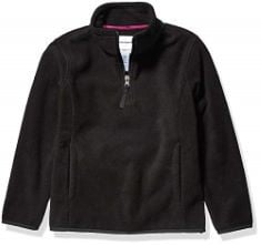 16X ASSORTED KIDS CLOTHING TO INCLUDE ESSENTIALS GIRLS' QUARTER-ZIP POLAR FLEECE JACKET - DISCONTINUED COLOURS, BLACK, 6-7 YEARS, ESSENTIALS BOYS' POLAR FLEECE FULL-ZIP MOCK JACKET - DISCONTINUED COL