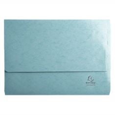 40X ASSORTED STATIONARY TO INCLUDE EXACOMPTA 48322E 1928 POCKET FOLDER WITH GUSSET AND FLAP IN LAMINATED AND EMBOSSED CARD 265G/M2 FOR FOLDER DOCUMENTS TROPICAL BLUE, DURABLE VISIFIX ECONOMY 96 BUSIN