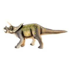 6 X KEYCRAFT SOFT STUFFED TRICERATOPS | ULTRA-REALISTIC DINOSAUR TOY FIGURE | 65CM.