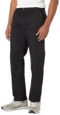 22X ASSORTED CLOTHING TO INCLUDE ESSENTIALS MEN'S STRAIGHT-FIT WRINKLE-RESISTANT FLAT-FRONT CHINO TROUSER, BLACK, 32W / 30L, ESSENTIALS MEN'S SLIM-FIT JEANS, BLACK, 34W / 31L.