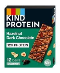 10X ASSORTED PROTEIN BARS TO INCLUDE KIND PROTEIN BARS, GLUTEN FREE SNACK BARS, HAZELNUT DARK CHOCOLATE, HIGH FIBRE, HEALTHY SNACK, SOURCE OF PROTEIN, NO ARTIFICIAL COLOURS, FLAVOURS OR PRESERVATIVES