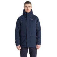 2X ASSORTED ITEMS OF CLOTHING TO INCLUDE CRAGHOPPERS MEN'S LORTON THERMIC JACKET WATERPROOF, BLUE NAVY/LAGOON BLUE, XL, CRAGHOPPERS WOMEN'S KIWI PRO WATERPROOF TROUSERS, BLACK, 14 SHORT.