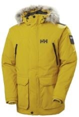 1 X HELLY HANSEN MEN'S REINE PARKA JACKET, 340 STRAW, M.