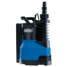 3 X DRAPER 750W PORTABLE SUBMERSIBLE WATER PUMP | MAX FLOW CAPACITY 12960 L/H ELECTRIC PUMP | THERMAL OVERLOAD PROTECTION | INTEGRATED FLOAT SWITCH |10M CABLE DRAINING PUMP | 98918.