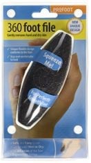 APPROX 30X ASSORTED ITEMS TO INCLUDE PROFOOT 360 FOOT FILE - FOOT FILE IDEAL FOR CALLUSES - ERGONOMIC UNIQUE DESIGN - REMOVES HARD SKIN AND CALLUSES - GENTLE REMOVER LEAVING FEET SMOOTH, FISCHER 5109