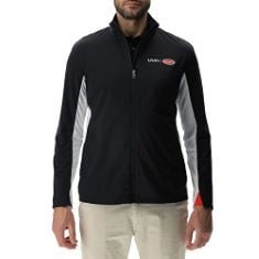 UYN FOR BUGATTI O102502-B119 RAIN JACKET FULL ZIP MEN'S BLACK/WHITE XL.