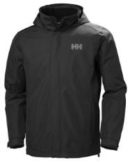 2 X ASSORTED JELLY HANSEN COATS TO INCLUDE HELLY HANSEN MEN'S DUBLINER JACKET, 3XL, BLACK, HELLY HANSEN MENS HP RACING HOODED JACKET - NAVY, XL.