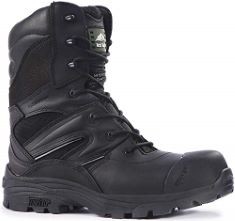 ROCK FALL TITANIUM BLACK S3 HRO SRC COMPOSITE TOE CAP WATERPROOF SAFETY BOOTS (UK 10).