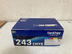 BROTHER 243 CMYK PRINTER INK.