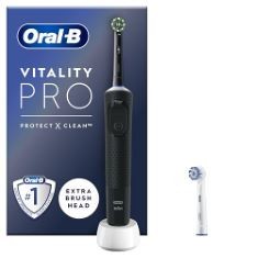 APPROX 20 X ASSORTED DENTAL ITEMS TO INCLUDE ORAL-B VITALITY PRO ELECTRIC TOOTHBRUSHES FOR ADULTS, FOR HIM / HER, 1 HANDLE, 2 TOOTHBRUSH HEADS, 3 BRUSHING MODES INCLUDING SENSITIVE PLUS, 2 PIN UK PLU