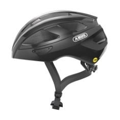 ABUS MACATOR RACING BIKE HELMET - SPORTY BICYCLE HELMET FOR BEGINNERS - FOR WOMEN AND MEN - BLACK, SIZE L.