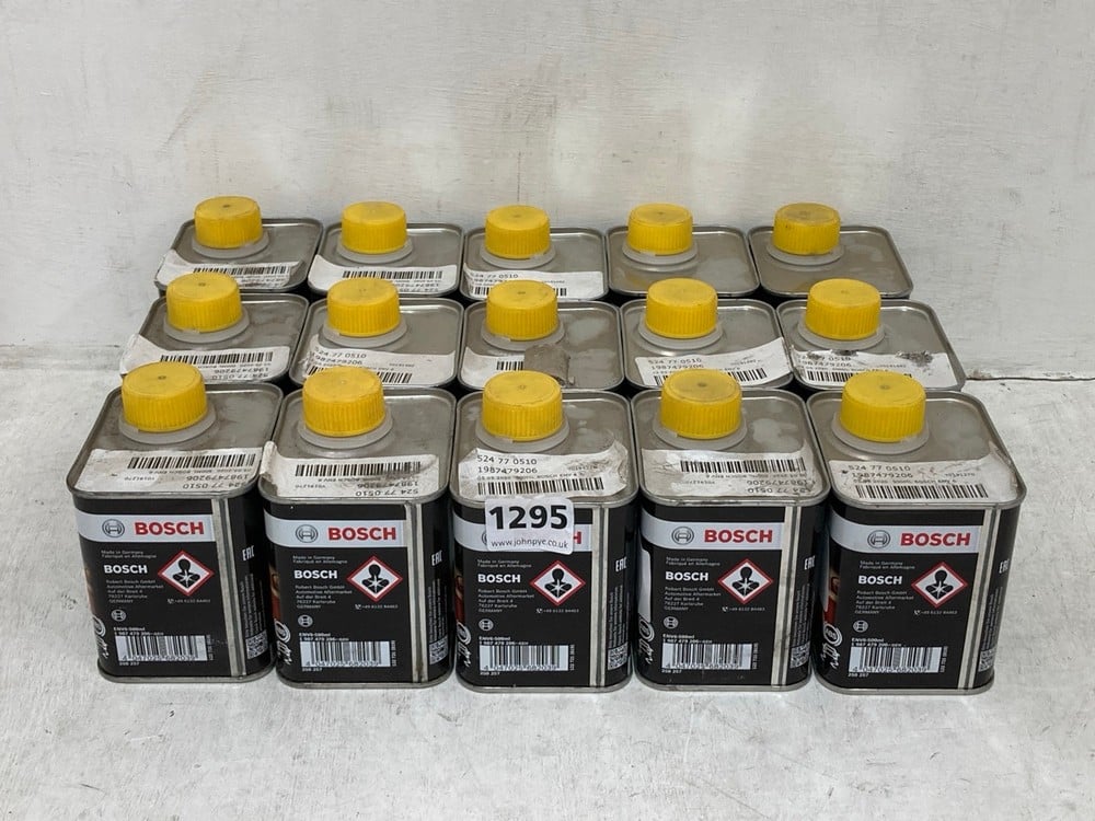 15 X BOSCH ENV6 BRAKE FLUID EXP: 24/11/2023 (COLLECTION ONLY)