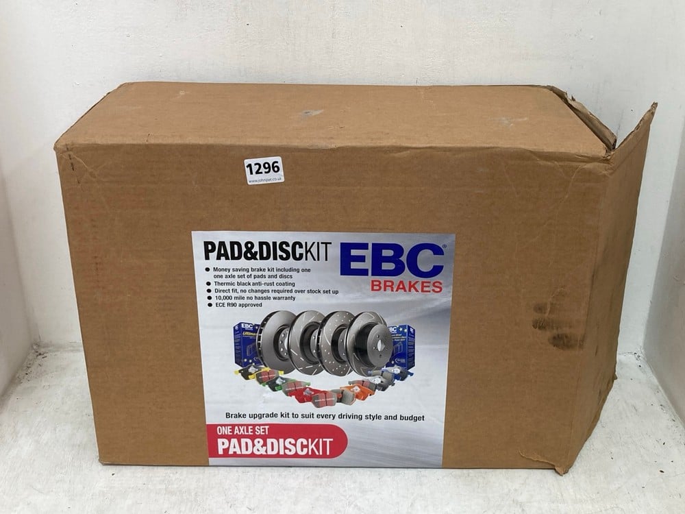 EBC BRAKES PAD&DISC KIT ONE AXLE SET