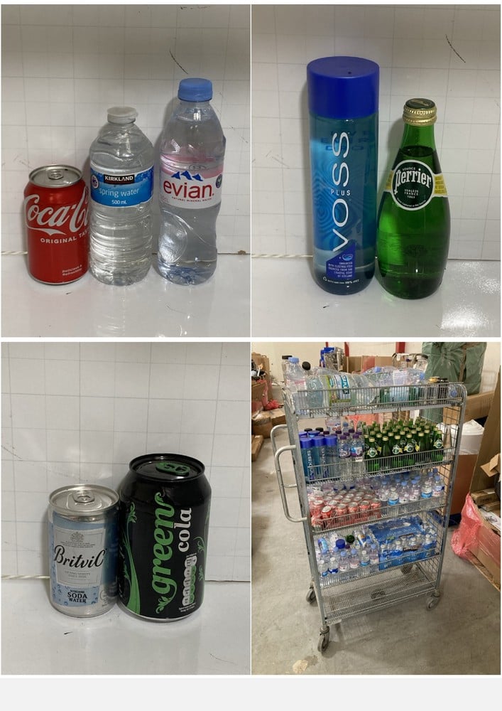 PALLET OF ASSORTED DRINKS TO INCLUDE COCA COLA 330ML BBE: 30/06/2025 (COLLECTION ONLY)