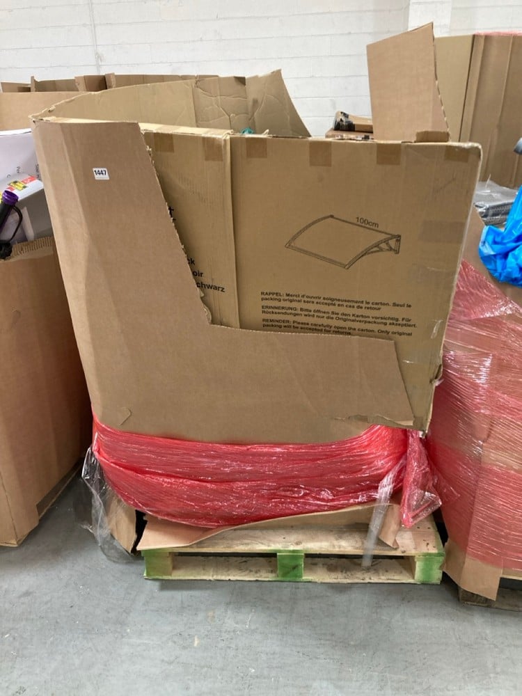 PALLET OF ASSORTED HOME ITEMS TO INCLUDE HOZELOCK HOSE REEL IN GREY, NRS MOBILITY CARE OUTDOOR HALF STEP (KERBSIDE PALLET DELIVERY)