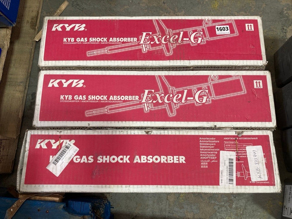 3X KYB GAS SHOCK ABSORBERS