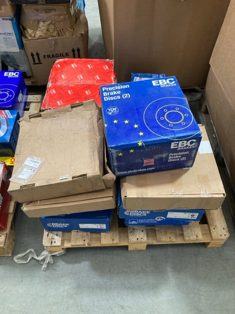 PALLET OF ASSORTED BRAKE DISCS TO INCLUDE PAGID BRAKE DISCS MODEL NO: 50434 (KERBSIDE PALLET DELIVERY)