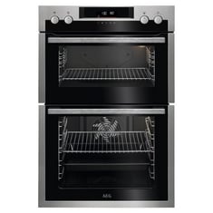 AEG 6000 SURROUND BUILT IN ELECTRIC DOUBLE OVEN IN STAINLESS STEEL - MODEL NO. DCS531160M - RRP £768